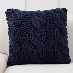 Pottery Barn Colossal Handknit Pillow Covers - Two